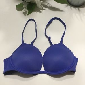 🎁  VICTORIA’S SECRET PINK SEXY PUSH-UP BRA BLUE SIZE: 32A 🎁